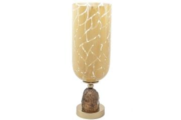 Kahverengi Gold Cam Vazo 15x45cm