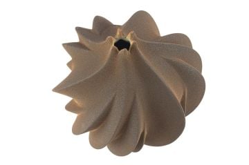 Kahverengi Porselen Vazo 35cm