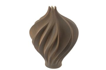 Kahverengi Porselen Vazo 35cm