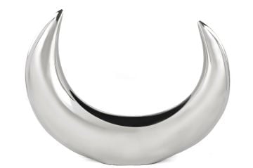 Gümüş Hilal Dekoratif Obje 50x12x35cm