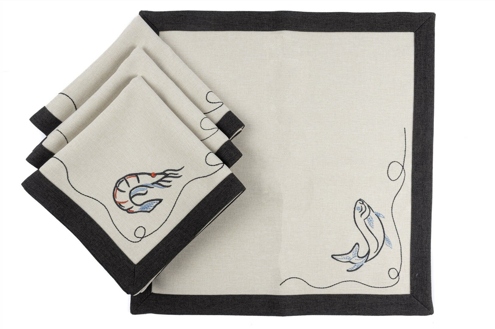 Poseidon 4lü Peçete 40x40