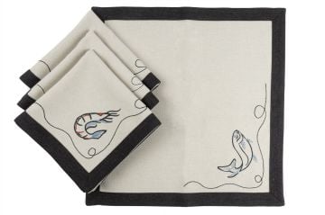 Poseidon 4lü Peçete 40x40