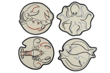 Poseidon 4lü Bardak Altlığı