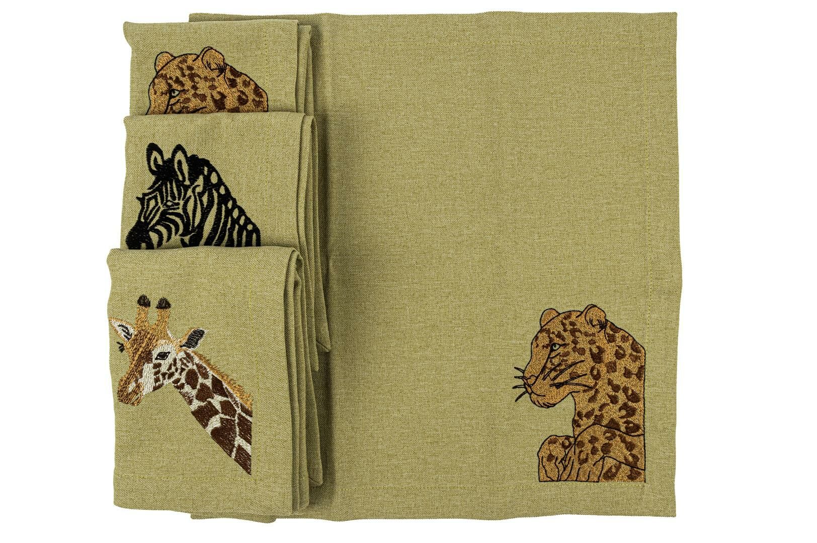 Safari Yeşil Peçete 6'lı 40x40