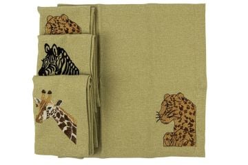 Safari Yeşil Peçete 6'lı 40x40