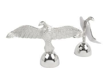 Gümüş Kartal Kitap Tutucu 40x11x24cm