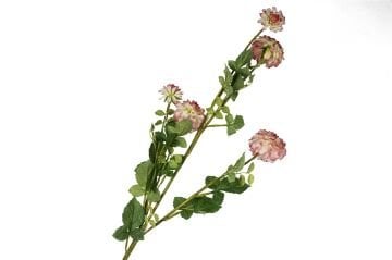 Pembe Yapay Kar Topu Çiçeği 101cm
