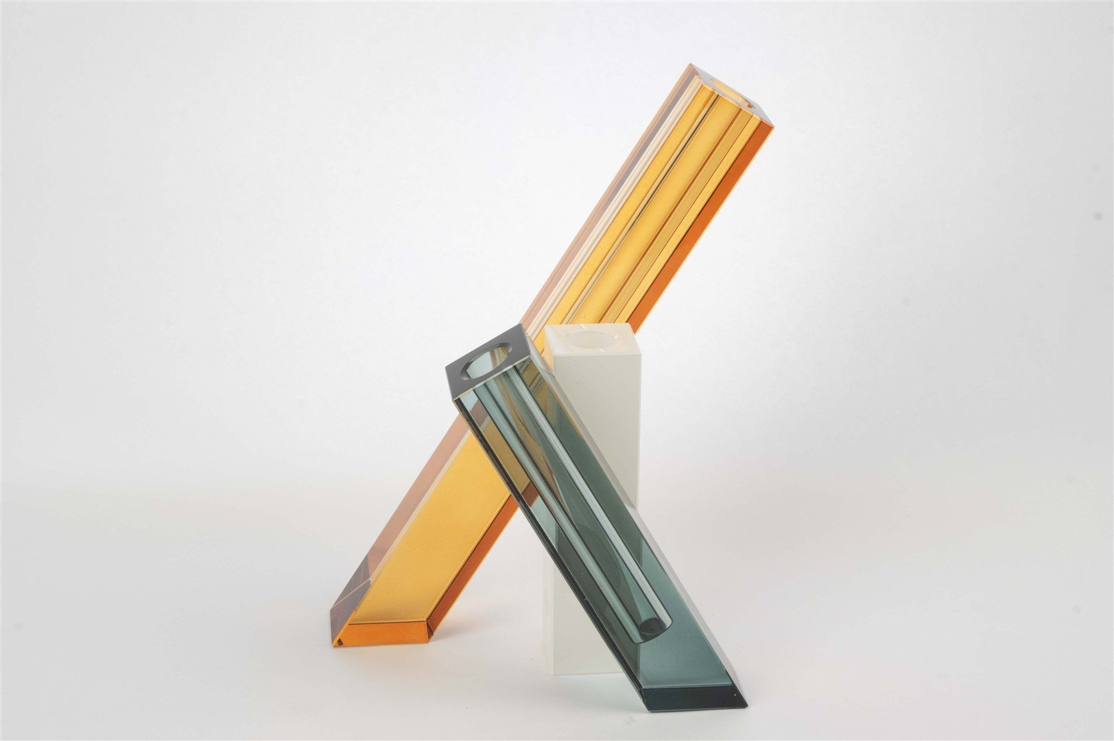 Kristal 3renk Vazo 16x25cm