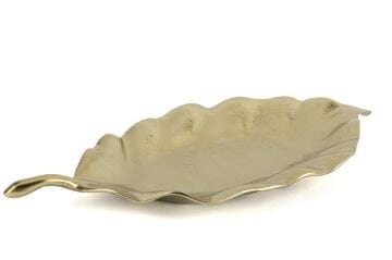 Gold Yaprak Dek Tabak 59x23x5cm