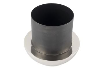 Gümüş Siyah Vazo 27x24cm