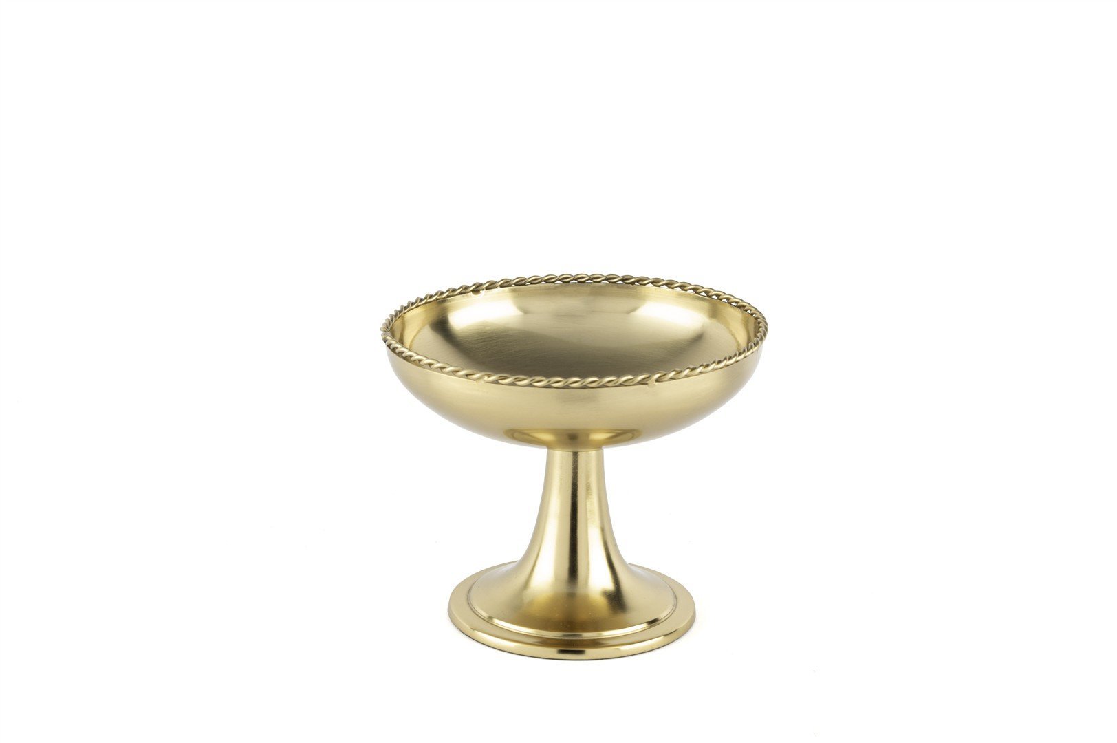 Gold Ayaklı Servis Kasesi 16x13cm