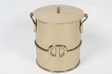 Gold Şarap Soğutucu Kova 26x27cm