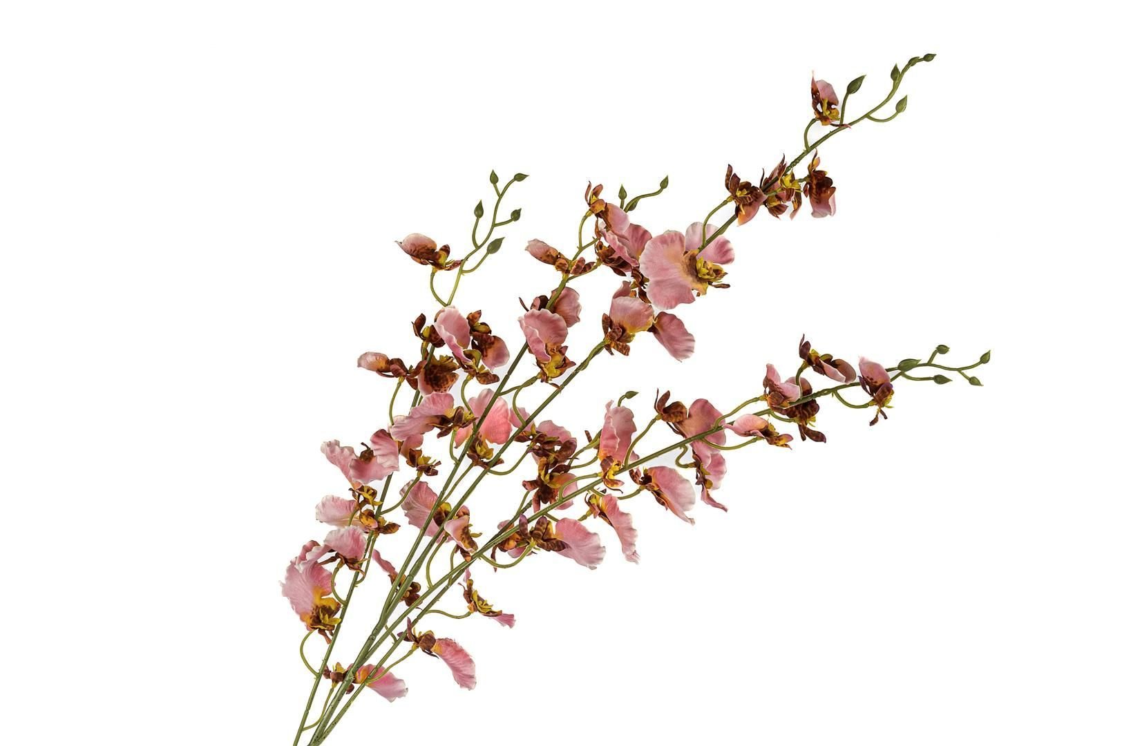 Pembe Çok Dallı Yapay Çiçek 93cm