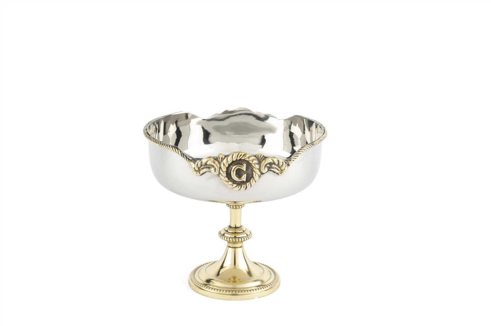 Gümüş Gold Ayaklı Şekerlik 13x12cm