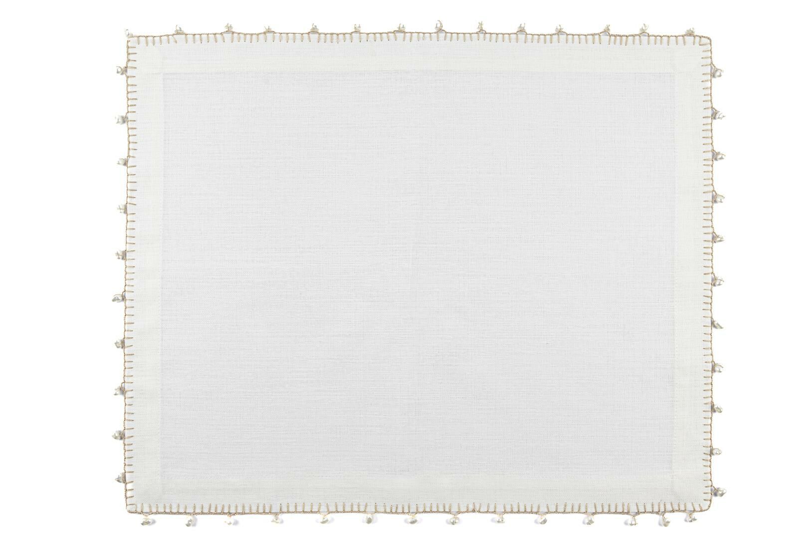 Perla Beyaz Amerikan Servisi 6'lı 40x50