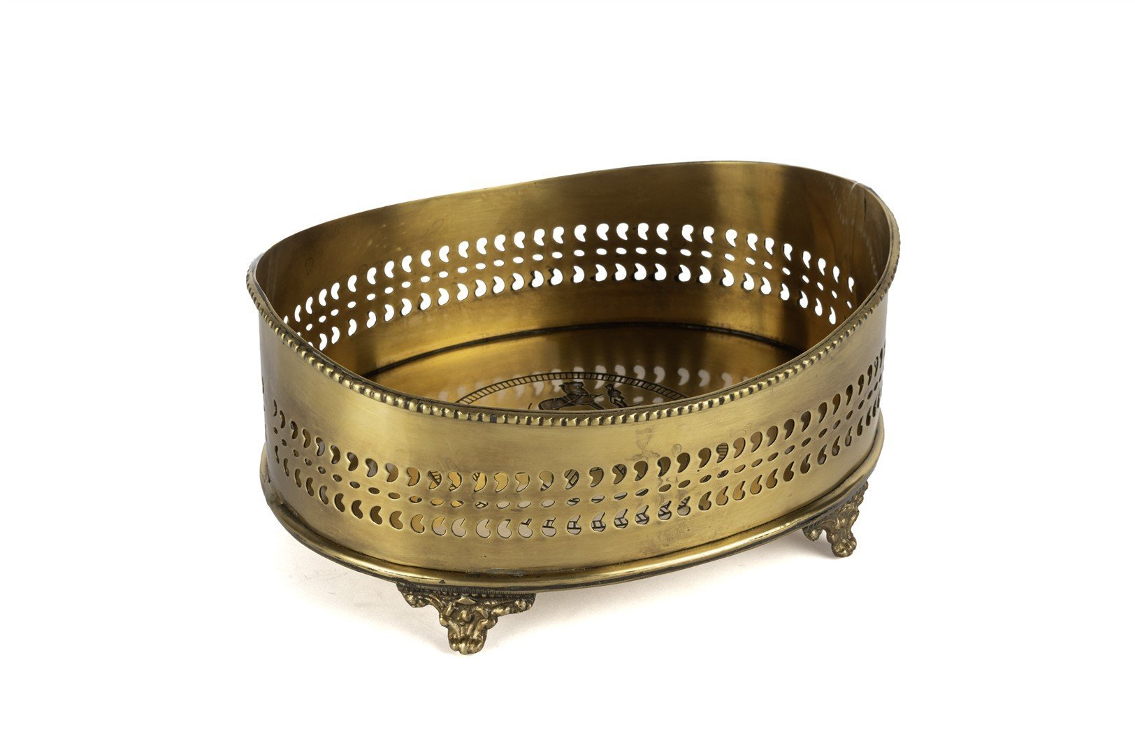 Horse Bakır Antik 22x9 Sepet