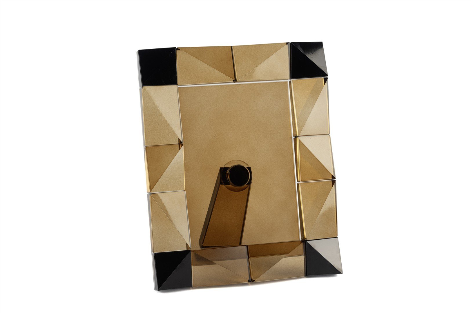 Kristal Siyah Amber Kareli Çerçeve 21x26cm