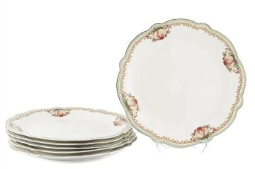 Mystic Floral 6lı Servis Tabağı 27cm