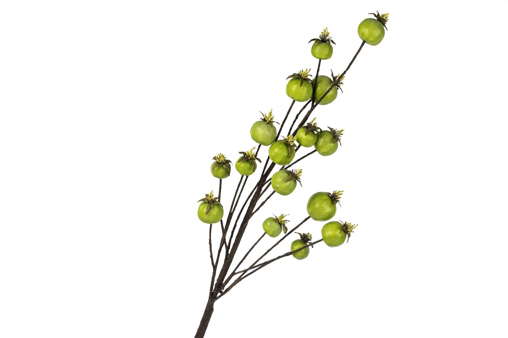 Yeşil Yapay Haşhaş Çiçeği 78cm