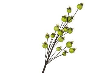 Yeşil Yapay Haşhaş Çiçeği 78cm