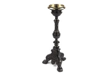 Bronz Siyah Mumluk 21x21x50cm