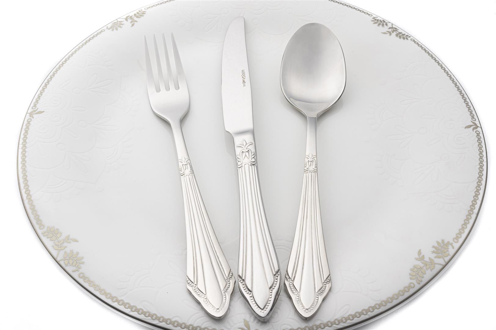 Nova 90 Parça Çatal Kaşık Bıçak Seti