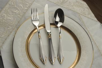 Nova Gold 90 Parça Çatal Kaşık Bıçak Seti