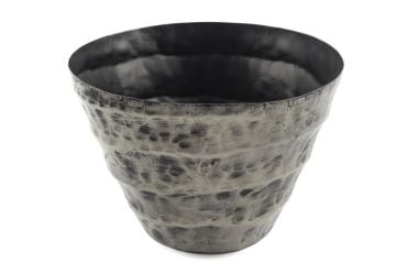 Antik Gümüş Saksı 30x21cm