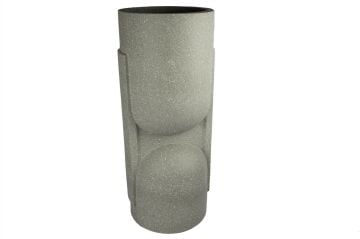 Gri Polyresin Saksı 37x91cm