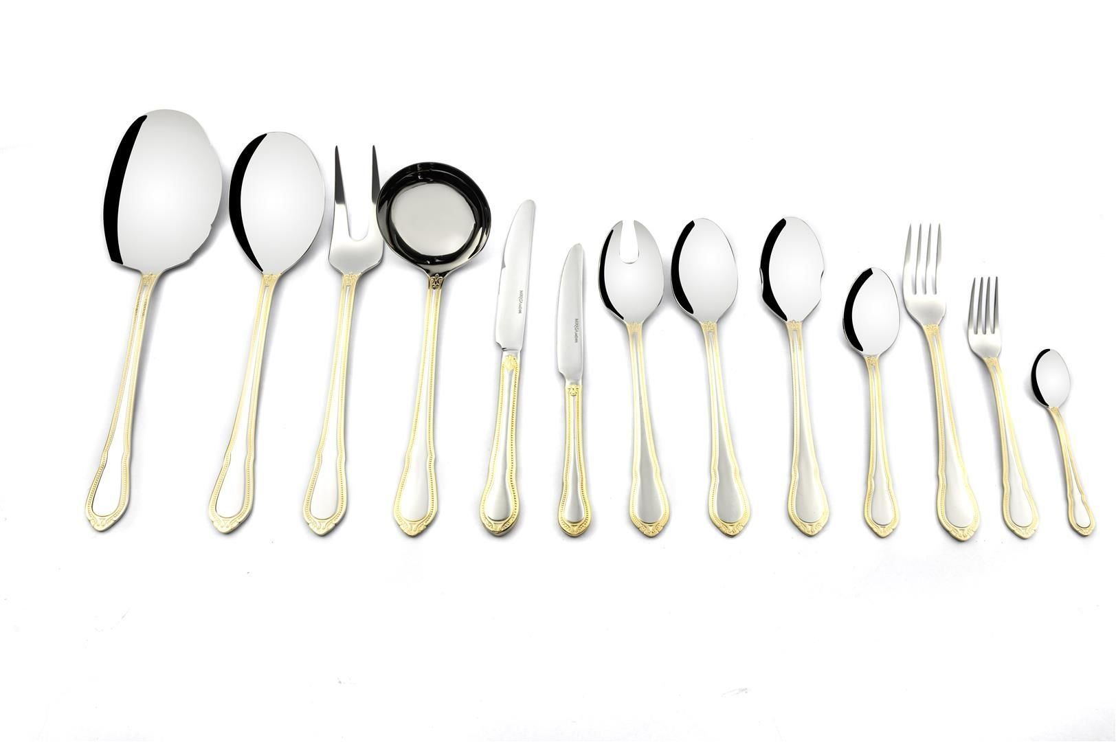 Bella Gold 90 Parça Çatal Kaşık Bıçak Seti