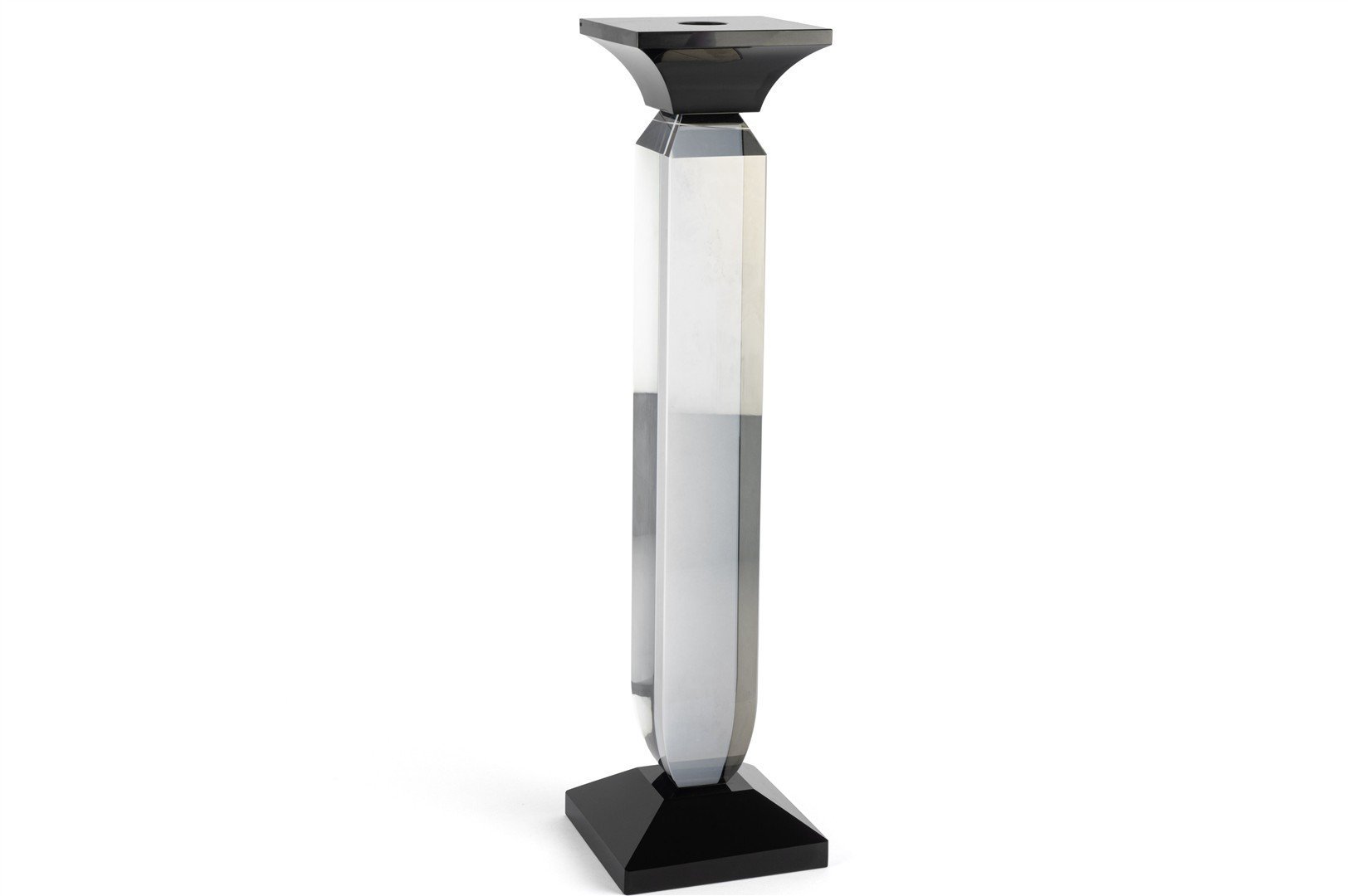 Kristal Siyah Gri Mumluk 10x38cm