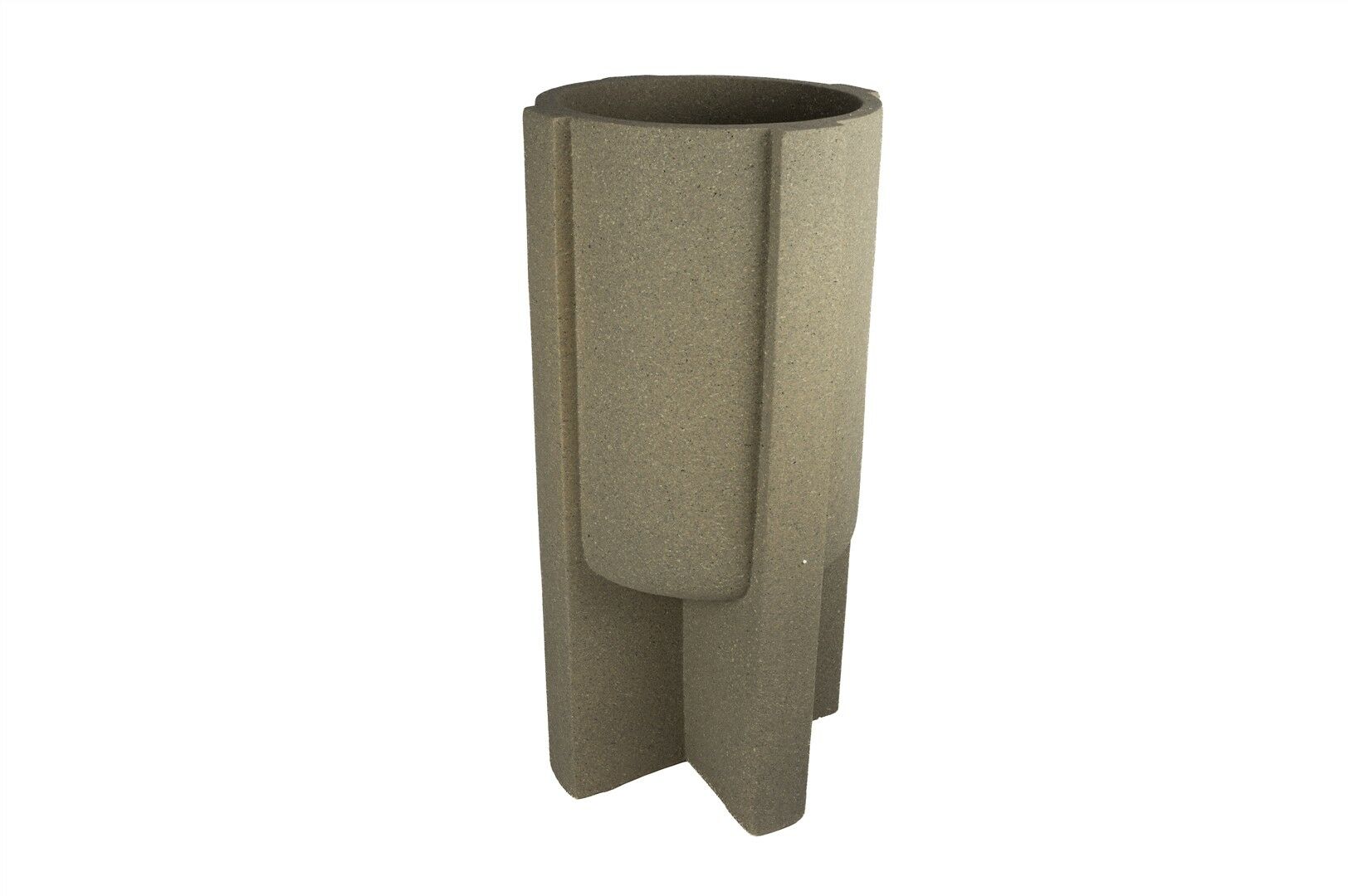 Kum Beji Polyresin Saksı 36x81cm
