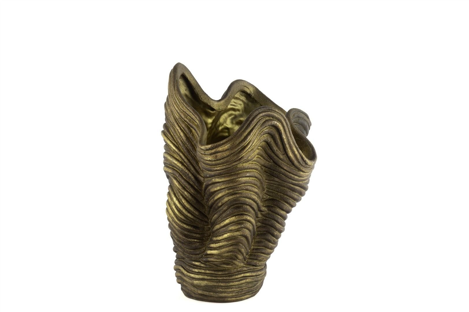 Antik Gold Resin Vazo 25x33cm