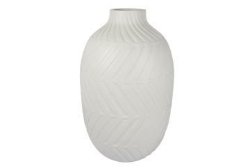 Mat Beyaz Saksı 60cm