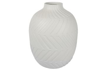 Mat Beyaz Saksı 45cm