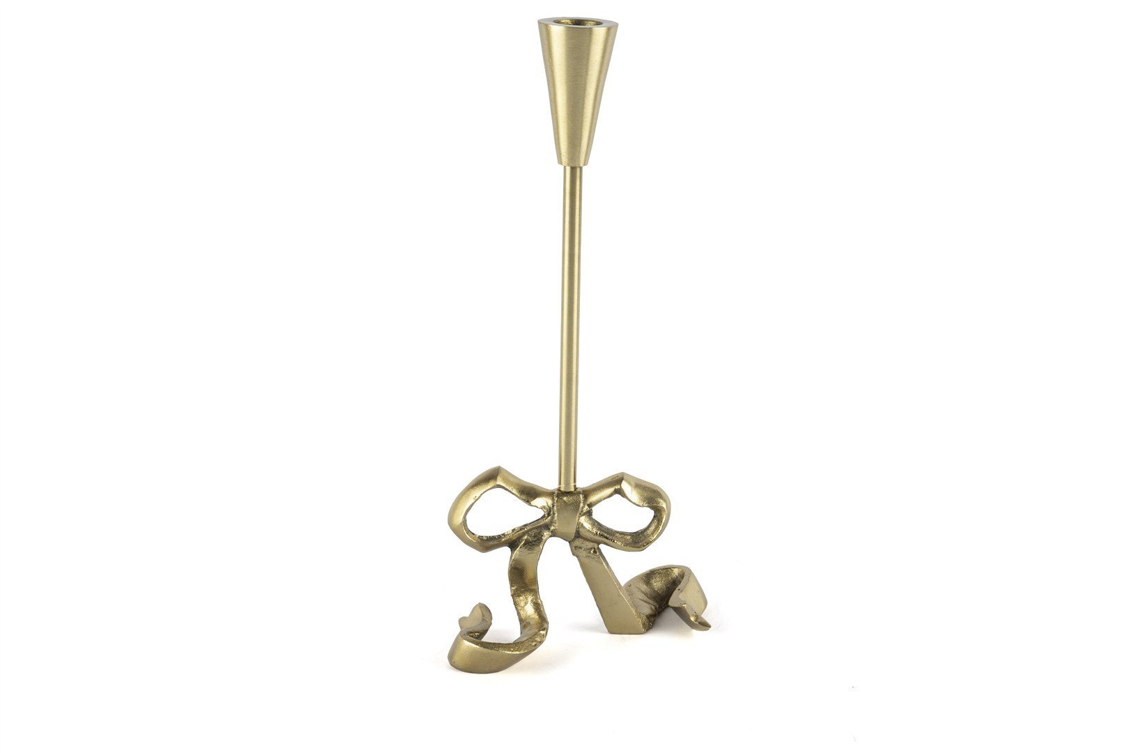 Eskitme Gold Fiyonk Mumluk 33x16cm