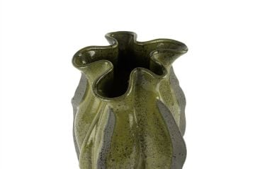 Yeşil Gri Vazo 25x43cm