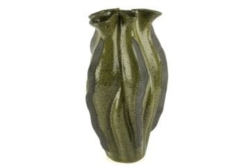 Yeşil Gri Vazo 25x43cm