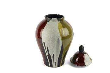 Yeşil Bordo Küp 27x47cm