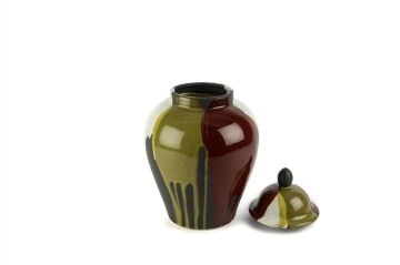 Yeşil Bordo Küp 23x36cm