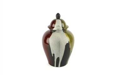 Yeşil Bordo Küp 23x36cm