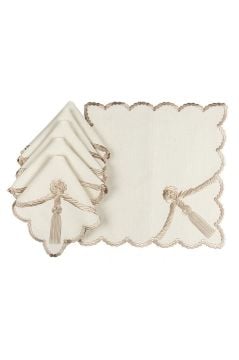 Zafir Bej Rengi 6lı Peçete 40cm