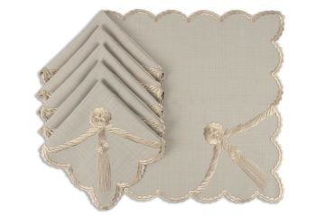 Zafir Taş Rengi 6lı Peçete 40x40cm