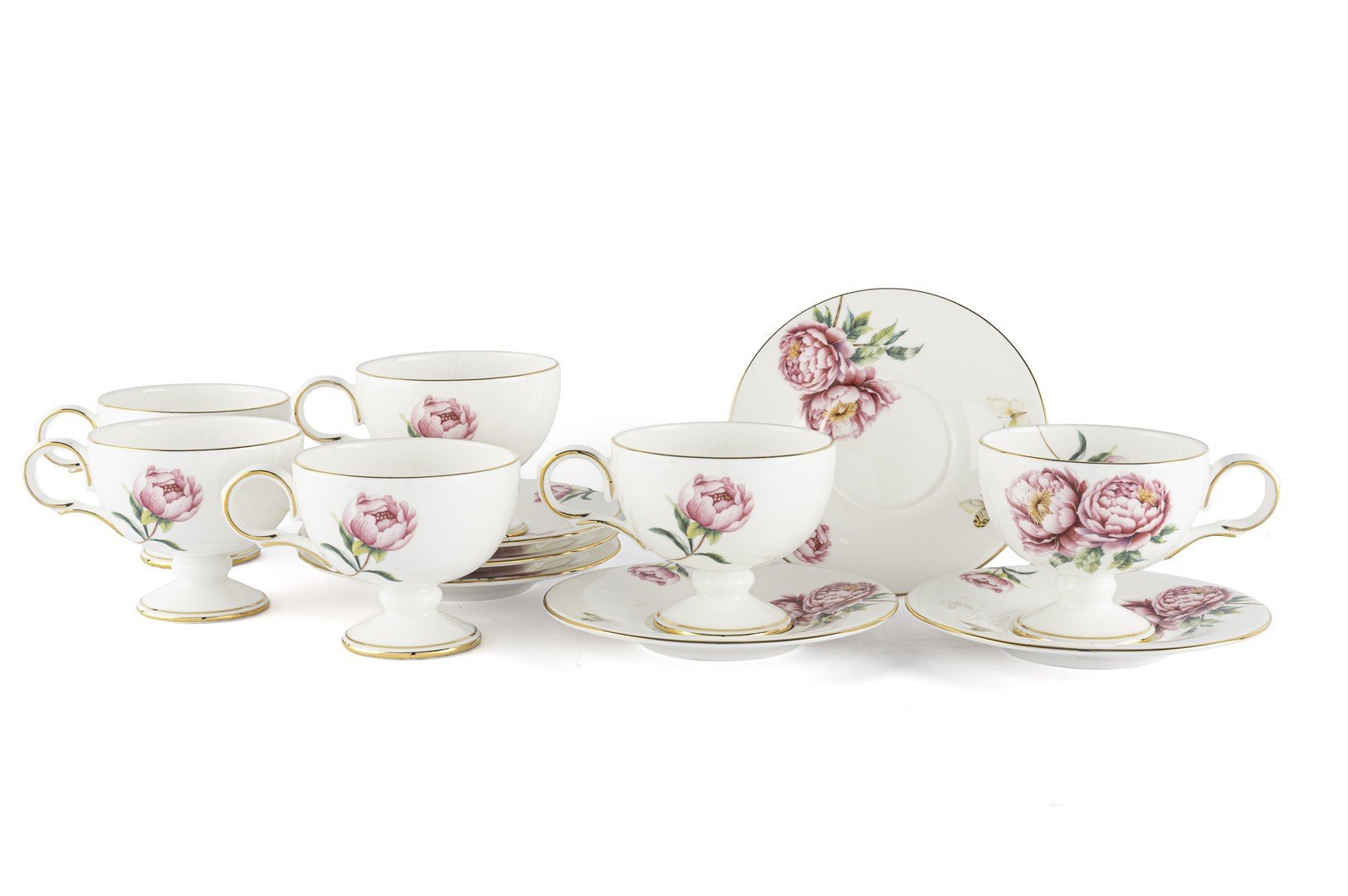 Redrose 6lı Kahve Fincan Seti 90cc