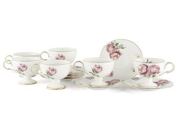 Redrose 6lı Kahve Fincan Seti 90cc