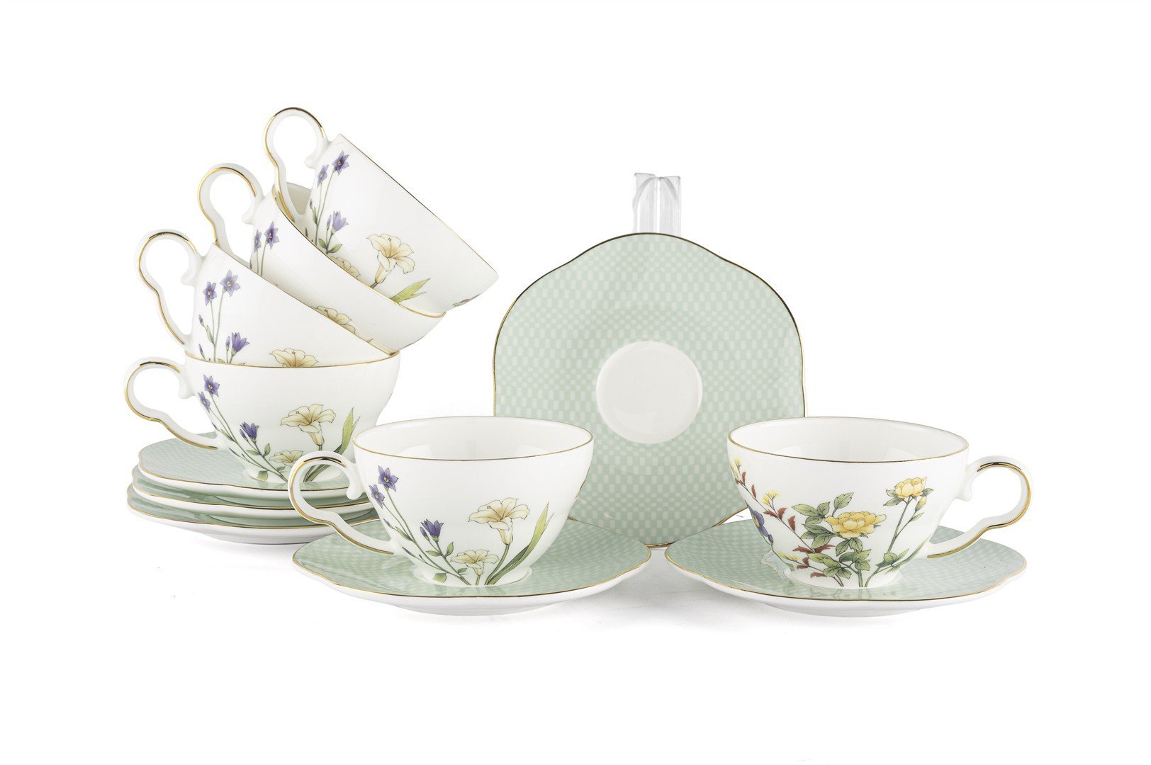 Eternal Flowers 6lı Kahve fincan Seti 100cc