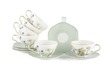 Eternal Flowers 6lı Kahve fincan Seti 100cc