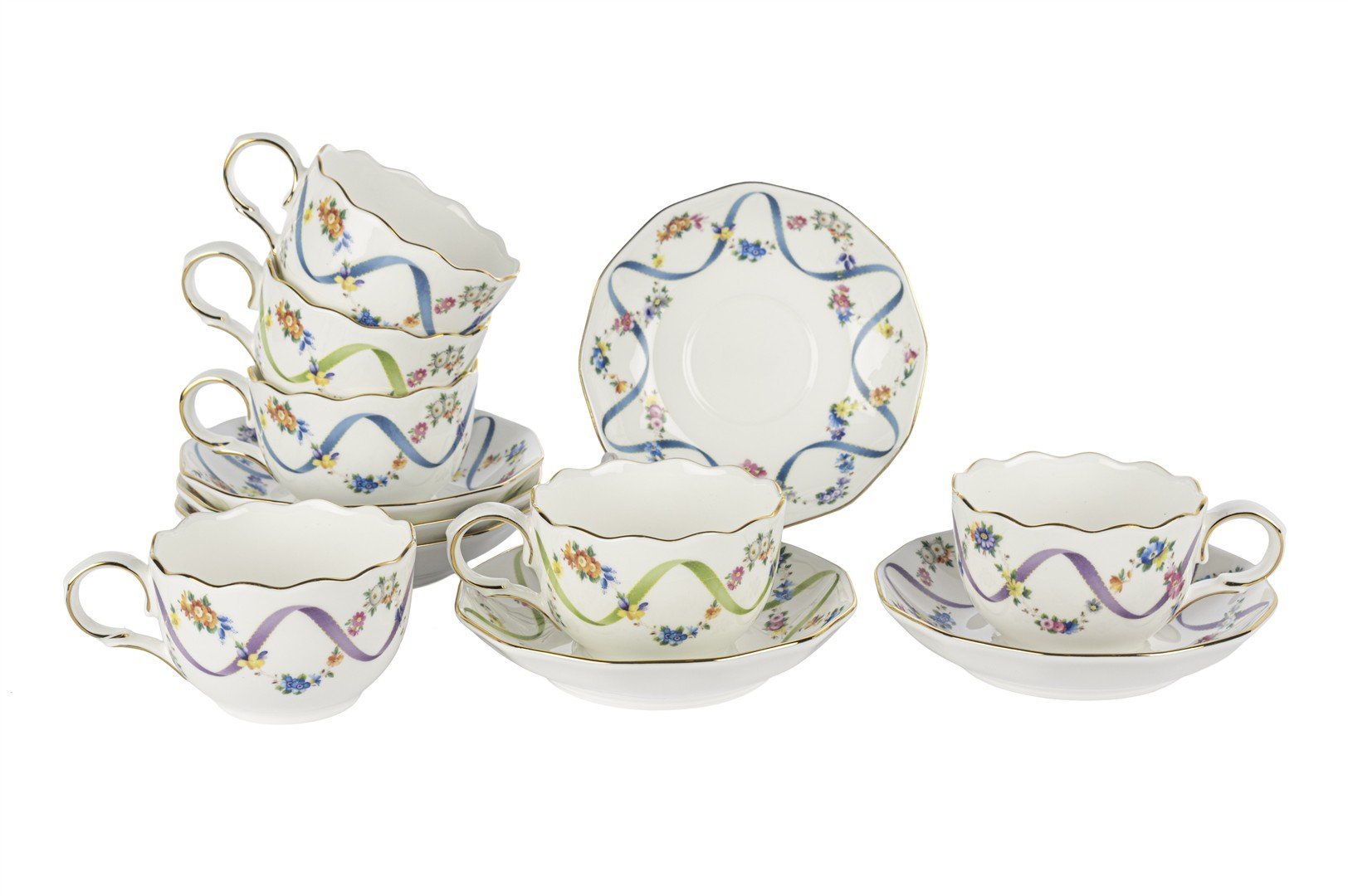 Romantic Charm 6lı Kahve Fincan Seti 90cc