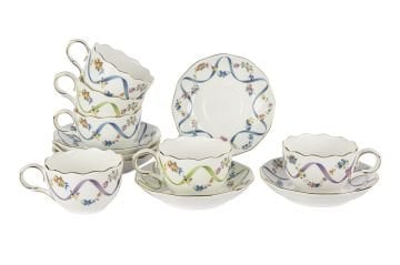 Romantic Charm 6lı Kahve Fincan Seti 90cc