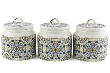 Provence 3lü Kavanoz Seti 13x14cm 500ml